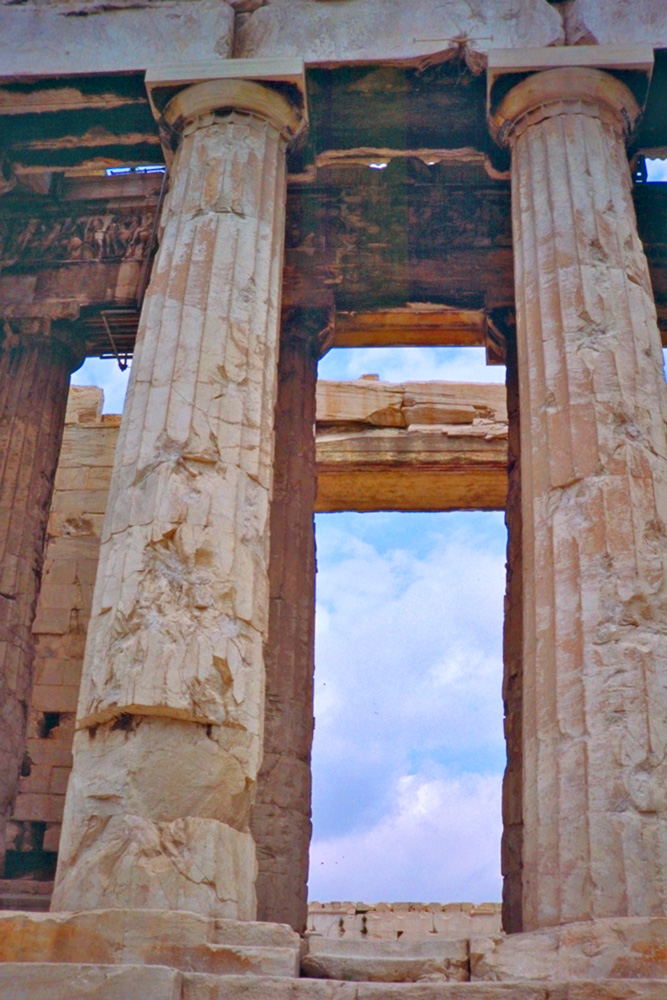 some ancient-looking columns